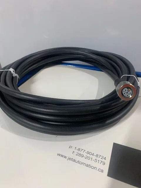 M12 Power Female 0° L-cod. with Cable