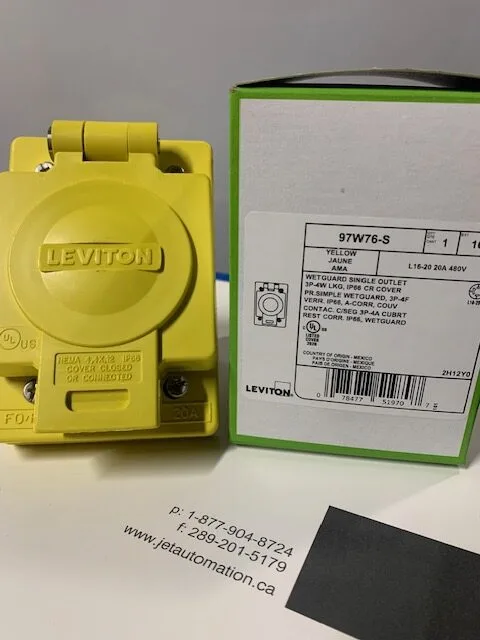 97W76-S - Watertight Locking Outlet